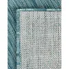 exterior bordes geometrico en aqua