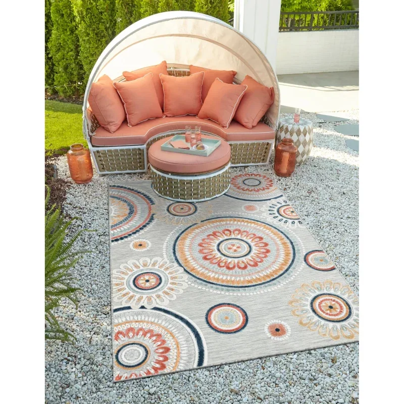 exterior botanico mandalas en gris