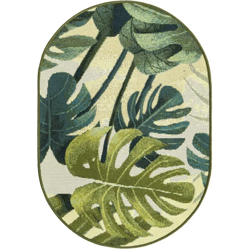 exterior botanico monstera en verde