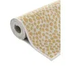 exterior hamptons animal print en amarillo y marfil