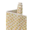 exterior hamptons animal print en amarillo y marfil