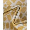 exterior hamptons animal print en amarillo y marfil