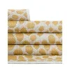 exterior hamptons animal print en amarillo y marfil