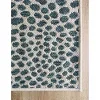 exterior hamptons animal print en verde azulado