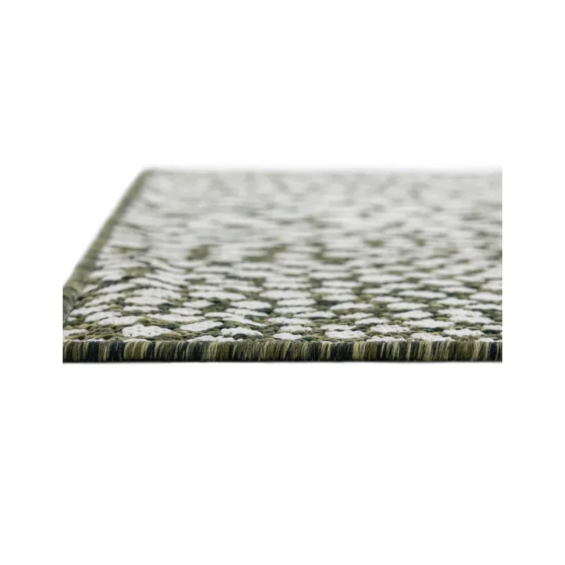 exterior hamptons animal print en verde