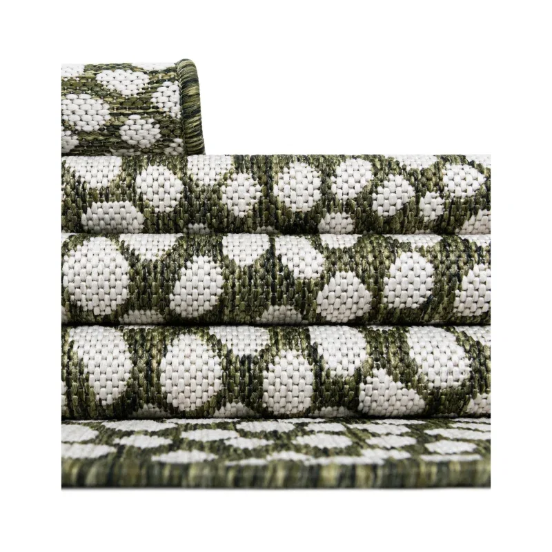 exterior hamptons animal print en verde