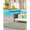 exterior hamptons animal print en verde