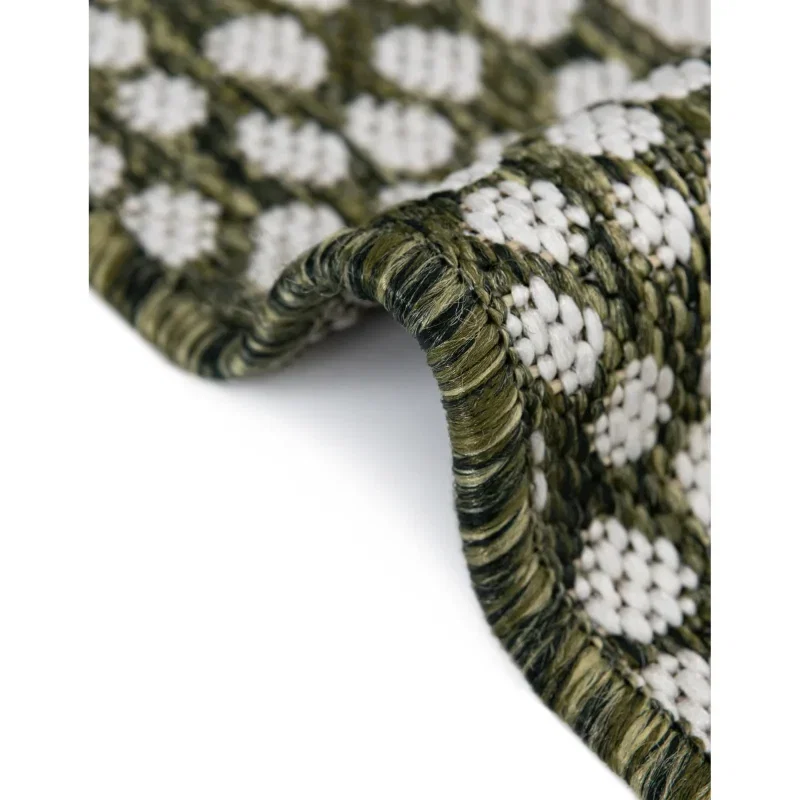 exterior hamptons animal print en verde