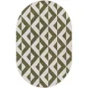 exterior hamptons chevrones geometricos en verde