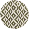 exterior hamptons chevrones geometricos en verde