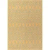 exterior hamptons diamante ikat en amarillo y aqua