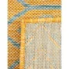 exterior hamptons diamante ikat en amarillo y aqua