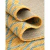 exterior hamptons diamante ikat en amarillo y aqua