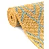exterior hamptons diamante ikat en amarillo y aqua