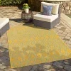 exterior hamptons diamante ikat en amarillo y aqua