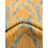exterior hamptons diamante ikat en amarillo y aqua
