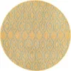 exterior hamptons diamante ikat en amarillo y aqua