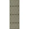 exterior hamptons diamantes geometricos en verde