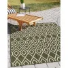 exterior hamptons diamantes geometricos en verde