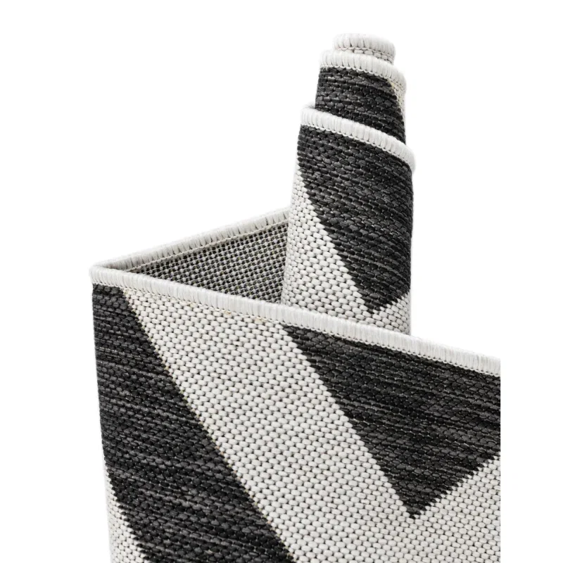 exterior hamptons enrejado geometrico en gris carbon