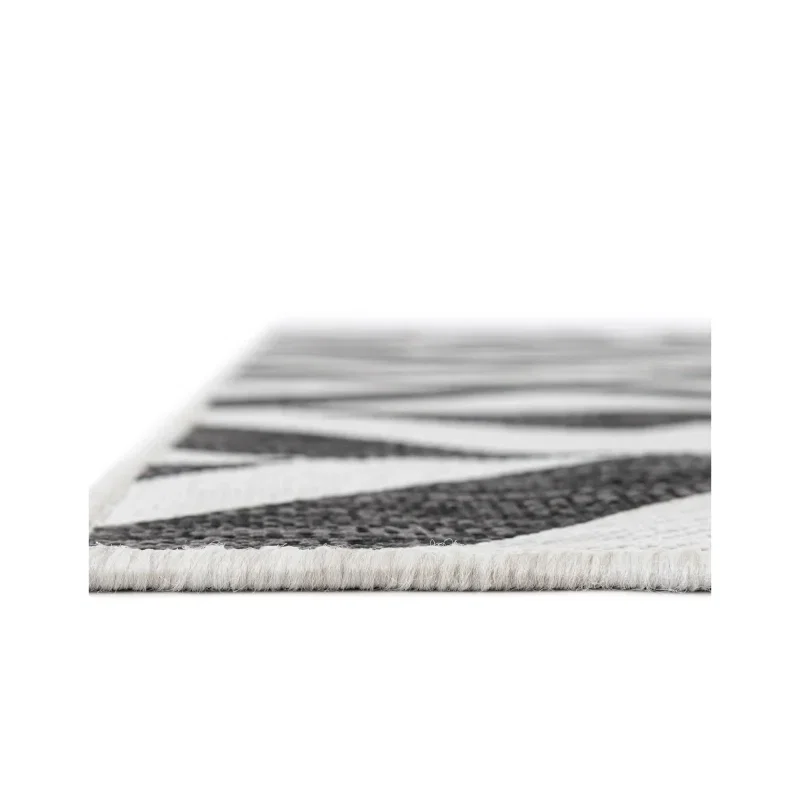exterior hamptons enrejado geometrico en gris carbon