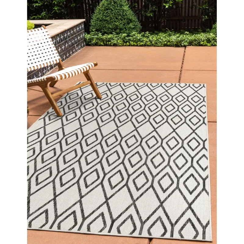 exterior hamptons geometrico en marfil