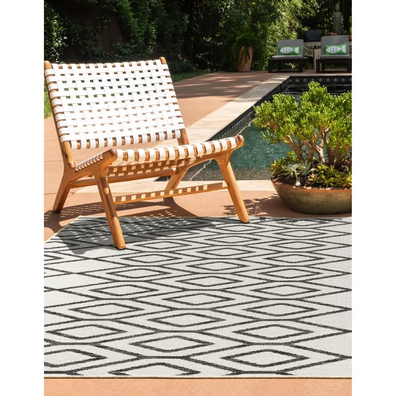 exterior hamptons geometrico en marfil