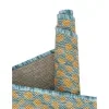 exterior hamptons piel de leopardo en amarillo y aqua