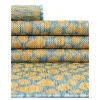 exterior hamptons piel de leopardo en amarillo y aqua
