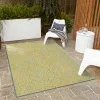 exterior hamptons piel de leopardo en amarillo y aqua