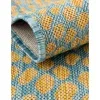exterior hamptons piel de leopardo en amarillo y aqua