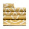 exterior hamptons rombos en amarillo y marfil