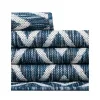 exterior hamptons rombos en azul