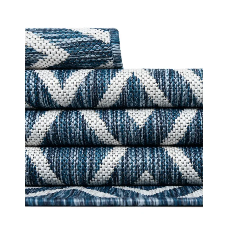 exterior hamptons rombos en azul