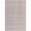 exterior hamptons rombos en rosa y aqua