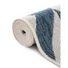 exterior hamptons rombos geometricos en azul