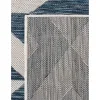 exterior hamptons rombos geometricos en azul