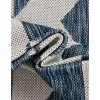 exterior hamptons rombos geometricos en azul
