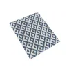 exterior hamptons rombos geometricos en azul