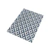 exterior hamptons rombos geometricos en azul