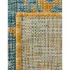 exterior hamptons vintage en amarillo y aqua