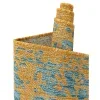 exterior hamptons vintage en amarillo y aqua