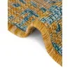 exterior hamptons vintage en amarillo y aqua