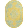 exterior hamptons vintage en amarillo y aqua