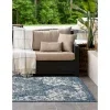 exterior hamptons vintage en azul