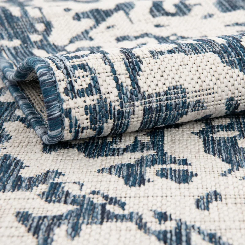 exterior hamptons vintage en azul