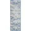 exterior moderno abstracto en azul