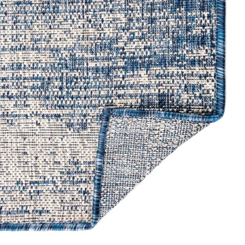 exterior moderno abstracto en azul