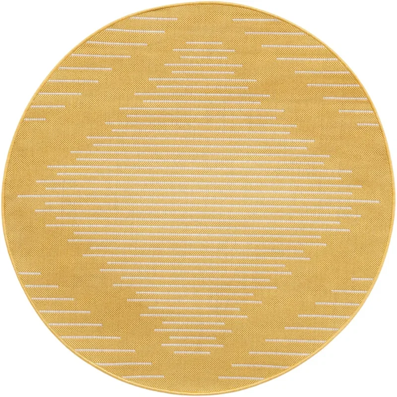 exterior moderno geometrico en amarillo