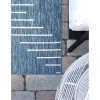 exterior moderno geometrico en azul
